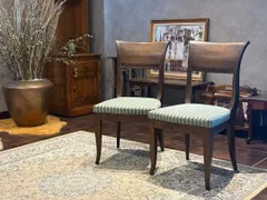 ②NAZERO ナゼロ ダイニングチェア リビングチェア アンティーク IZ