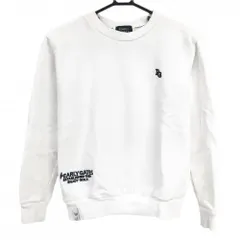 パーリーゲイツ トレーナー 白×マルチカラー 後ろビッグプリント 非売品 35周年 ニコちゃん  レディース 0(S) ゴルフウェア PEARLY GATES