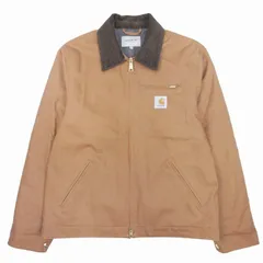 極美品 25aw カーハート carhartt WIP  DETROIT JACKET デトロイトジャケット ブルゾン アウター ダック地 キャンバス 中綿入り コットン IO15264 サイズM 茶 ブラウン メンズ