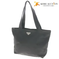 ■ プラダ トートバッグ ハンドバッグ B5878F 鞄 ナイロン ファスナー ポケット メンズ ブラック 付属品付き