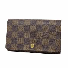 ルイ・ヴィトン(Louis Vuitton) ルイ・ヴィトン 財布 ダミエ ポルトモネビエトレゾール N61730 エベヌレディース