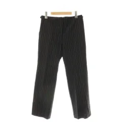 ポールスミス ブラック Paul Smith BLACK パンツ スラックス ズボン 40 黒 ブラック マルチカラー 縦縞 /ES
