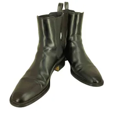 ザラ ZARA メタリックブロックヒールアンクルブーツ レディース  40