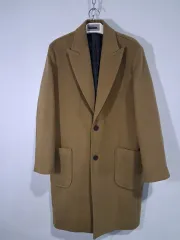 キャメル ダブル ブレスト コート