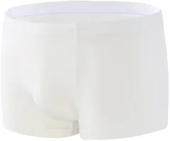 Ken R 水着 インナー メンズ スイムサポーター アンダーショーツ 海水パンツ 海パン ボクサー 水陸両用 水泳 プール (ホワイト,  XL)