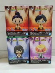 【R3-50】◇僕のヒーローアカデミア ちょこのっこフィギュア 4点セット 蛙吹梅雨 青山優雅 峰田実 飯田天哉 未開封