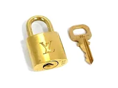 LOUIS VUITTON ルイヴィトン カデナ 南京錠 パドロック 306 鍵 キー ゴールド系 DJ9485