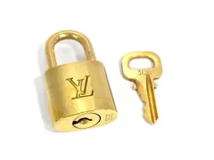 ■美品■ LOUIS VUITTON ルイヴィトン カデナ 南京錠 パドロック 306 鍵 キー ゴールド系 DJ9489