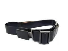 GUCCI グッチ レザー  シルバー金具 ベルト 表記サイズ 65・26 レディース ブラック系 DK8990