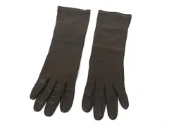 Chloe クロエ レザー  グローブ 手袋 防寒具 レディース ブラウン系 DL0703