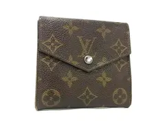 LOUIS VUITTON ルイヴィトン M61660 モノグラム ポルトモネビエ カルトクレディ 三つ折り 財布 ウォレット ブラウン系 DL0853