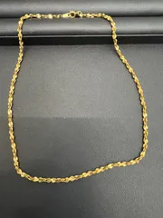 アンティークＫ18GF刻印ネックレス