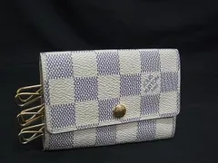LOUIS VUITTON ルイヴィトン N61745 ダミエアズール ミュルティクレ6 6連 キーケース 鍵入れ レディース メンズ アイボリー系 DL1875