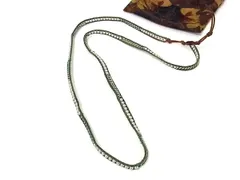 ■美品■ CHAN LUU チャンルー 4連 ブレスレット アクセサリー メンズ レディース シルバー系×グリーン系 DL1443