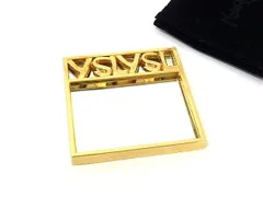 YVESSAINTLAURENT イヴサンローラン ヴィンテージ 手鏡 拡大鏡 コンパクトミラー メイク用品 レディース ゴールド系 DL3084