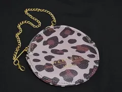 ■美品■ Weekend Max Mara マックスマーラ レザー レオパード 豹柄 コインケース コインパース 小銭入れ レディース ピンク系 DL3173のサムネイル