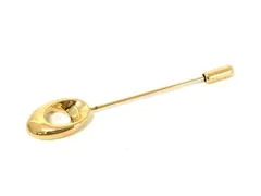 ■美品■ Salvatore Ferragamo フェラガモ ピンバッチ ピンブローチ アクセサリー レディース メンズ ゴールド系 DL3110のサムネイル