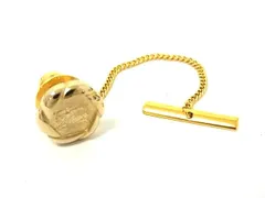 ■美品■ Burberrys バーバリーズ タイタック ネクタイピン アクセサリー ビジネス 紳士 メンズ ゴールド系 DL3117