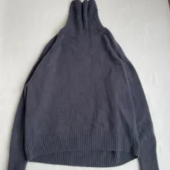 IÉNA イエナ ウールカシミヤ タートルネック ニット ブルーグレー 上品見え 冬のお出かけ・通勤にも最適