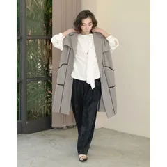 ベスト コート ラリアムー 38サイズ 2313133 30代 40代 50代 lallia mu レディース lady AWLJK  秋 冬 ギフト ハルズアミ 新品 正規品 グレー