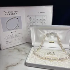 あこや本真珠　花珠ネックレス・イヤリングセット