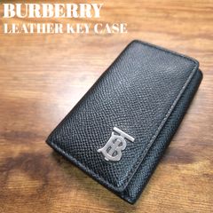 新品未使用 BURBERRY バーバリー TBロゴ 6連キーケース 黒 レザー ✨極美品✨BURBERRY バーバリー TBロゴ 6連キーケース ブラックレザー