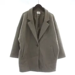 ローリーズファーム LOWRYS FARM チェスターコート アウター F ミドル ベージュ 総裏地 LF719054AD /XZ ■GY58