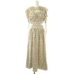 スナイデル SNIDEL 23SS スイッチングデコルテオープンワンピ ワンピース ロング 1 アイボリー ブラック /DF ■OS