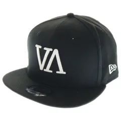 V.A. (ヴイエー) NEW ERA 9FIFTY SNAP BACK CAP ロゴ刺繍 キャップ 帽子 ブラック