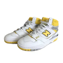 NEW BALANCE ニューバランス 650R White/Yellow バスケットボールシューズ ハイカットスニーカー スニーカー BB650RCG 27.5㎝ メンズ 中古