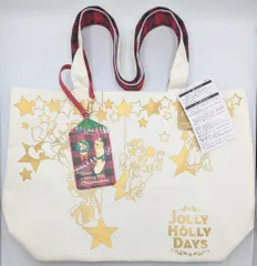 東京ディズニーシー トートバッグ DISNEY CHRISTMAS 2021 JOLLY HOLLY DAYS 20周年