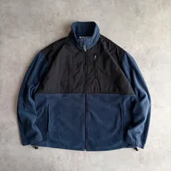 00s〜/Columbia/コロンビア/フルジップフリース/ナイロンカット/切り替え/スタンドカラー/立ち襟/裾ドローコード/ロゴ刺繍/XL/バイカラー/ツートーン/ネイビー/紺/jmaple