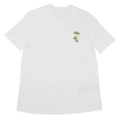 未使用品▲JIL SANDER+ ジルサンダープラス J40GC0127 コットン100％ マッシュルーム刺繡 半袖Ｔシャツカットソー  ホワイト S 正規品 レディース