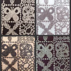 12/22*25 はな☆様専用  ショルダーバッグ風手帳型スマホケース forest tileミナペルホネン