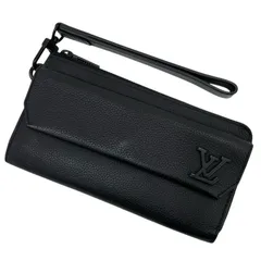 【中古】LOUIS VUITTON | ルイ・ヴィトン LVアエログラム ジッピーウォレット ラウンドファスナー長財布 M69831 ブラック【尾張小牧店】
