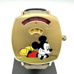 【pinoo】GUCCI ミッキーマウス 腕時計 ミッキー 偽物☆絶対に欲しい DISNEY グッチ プリント グリップ