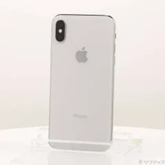 〔中古品〕 iPhoneX 256GB シルバー NQC22J／A SIMフリー【368】