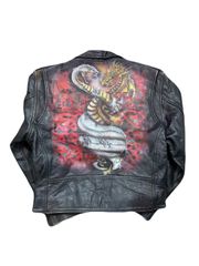 Hedi Slimane AW06 L Zip Leather Jacket - メルカリ