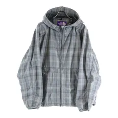 THE NORTH FACE PURPLE LABEL (ノースフェイスパープルレーベル) Madras Field Parka マドラス チェック柄 ジップアップフィールドパーカー フーディー グレーNP2110N