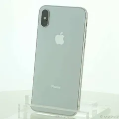 〔中古品〕 iPhoneX 256GB シルバー MQC22J／A SIMフリー【352】