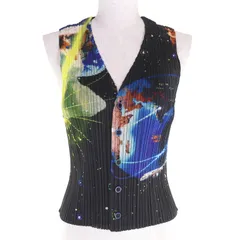 HOMMEPLISSE ISSEY MIYAKE プリーツベスト ノースリーブ ISSEY MIYAKE - 極美品 オムプリッセ イッセイミヤケ HOMME PLISSE