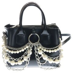 JUNYA WATANABE COMME des GARCONS (ジュンヤワタナベ コムデギャルソン) 23SS チェーントリムバッグ 2way ショルダーバック ブラック JK-K 201