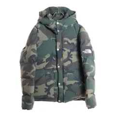THE NORTH FACE (ザノースフェイス) NOVELTY CAMP SIERRA SHORT ノベルティー キャンプ シエラ ショート カモフラ ダウンジャケット カーキ ND91421