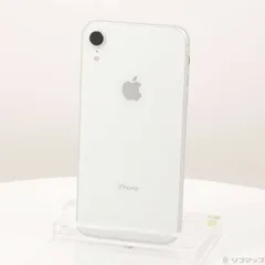 〔中古品〕 iPhoneXR 64GB ホワイト MT032J／A SIMフリー【305】