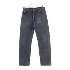 Levi's (リーバイス) 90S VINTAGE 505 REGULAR FIT レギュラーフィット オレンジタブ 先染め ジップフライ デニムパンツ ブラック 40505-4159