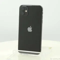 〔中古品〕 iPhone11 128GB ブラック MWM02J／A SIMフリー【297】
