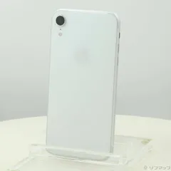 〔中古品〕 iPhoneXR 64GB ホワイト MT032J／A SIMフリー【262】