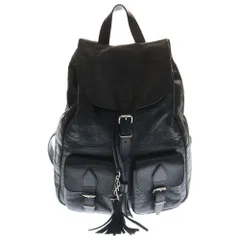 SAINT LAURENT PARIS (サンローランパリ) バックパック リュック クロコ型押し ブラック レザー 415195