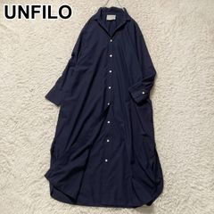 美品✨エンフォルド サイドボタンシャツワンピース ロング丈 ブラック
