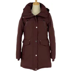 マイケルコース Michael Kors ロゴ ダウンコート 防寒 アウター ダウンコート ボルドー レディース 【中古】